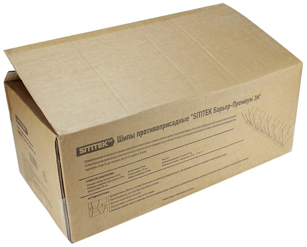 Полностью металлические противоприсадные шипы от птиц 