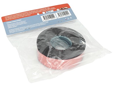 Светоотражающая лента красно-серебристого цвета в упаковке