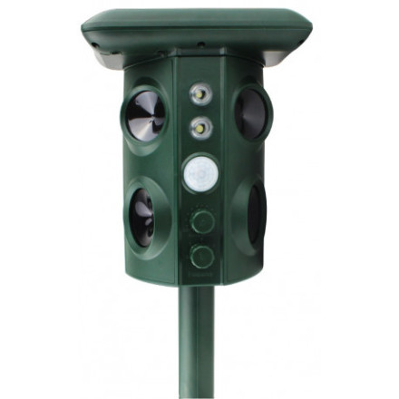 Ультразвуковой отпугиватель животных «AR-2403 Solar» Ультразвуковой отпугиватель животных «AR-2403 Solar»